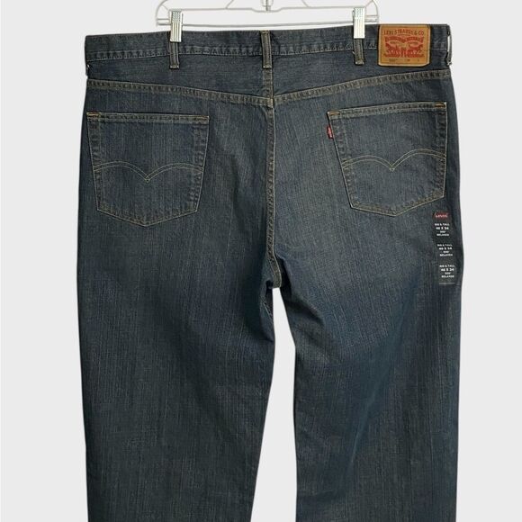 NWT Levi's 550 Big & Tall Relaxed Fit Men's Jeans Size 46x34 Non-Stretch Blue - Picture 10 of 16